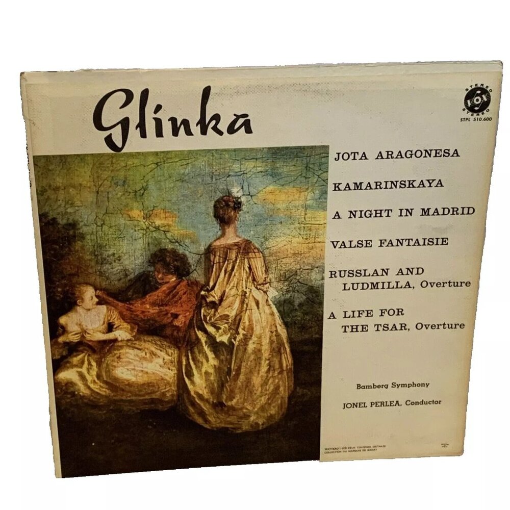 Glinka 6 popular works (Vinyl, 1968) Vox STPL 510.600 Alternate cover LP Record